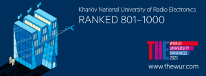 Позиції ХНУРЕ у рейтингу THE World University Rankings